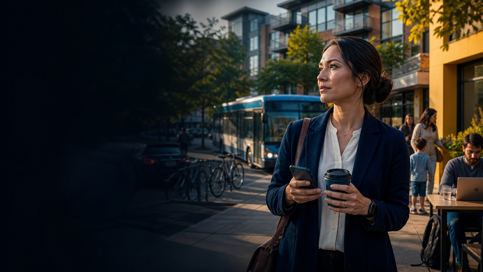 People connecting in an everyday community setting